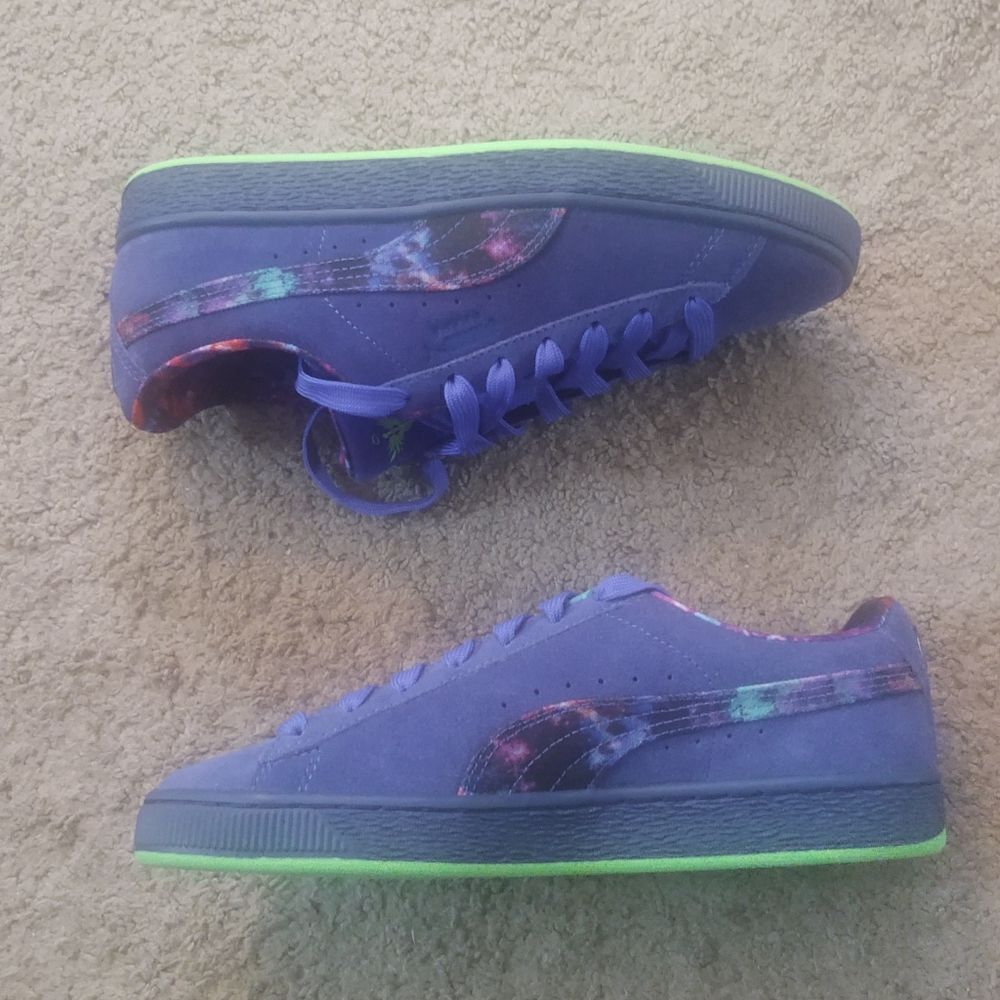 PUMA SUEDE CLASSIC XXI GALAXY LAMELO BALL SNEAKERS MEN'S SIZE 7 - Picture 4 of 9